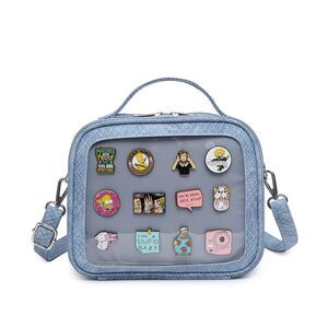 8651 Ita Bag Kawaii Crossbody Purse Bag Messenger Clear Shoulder Bags Pin